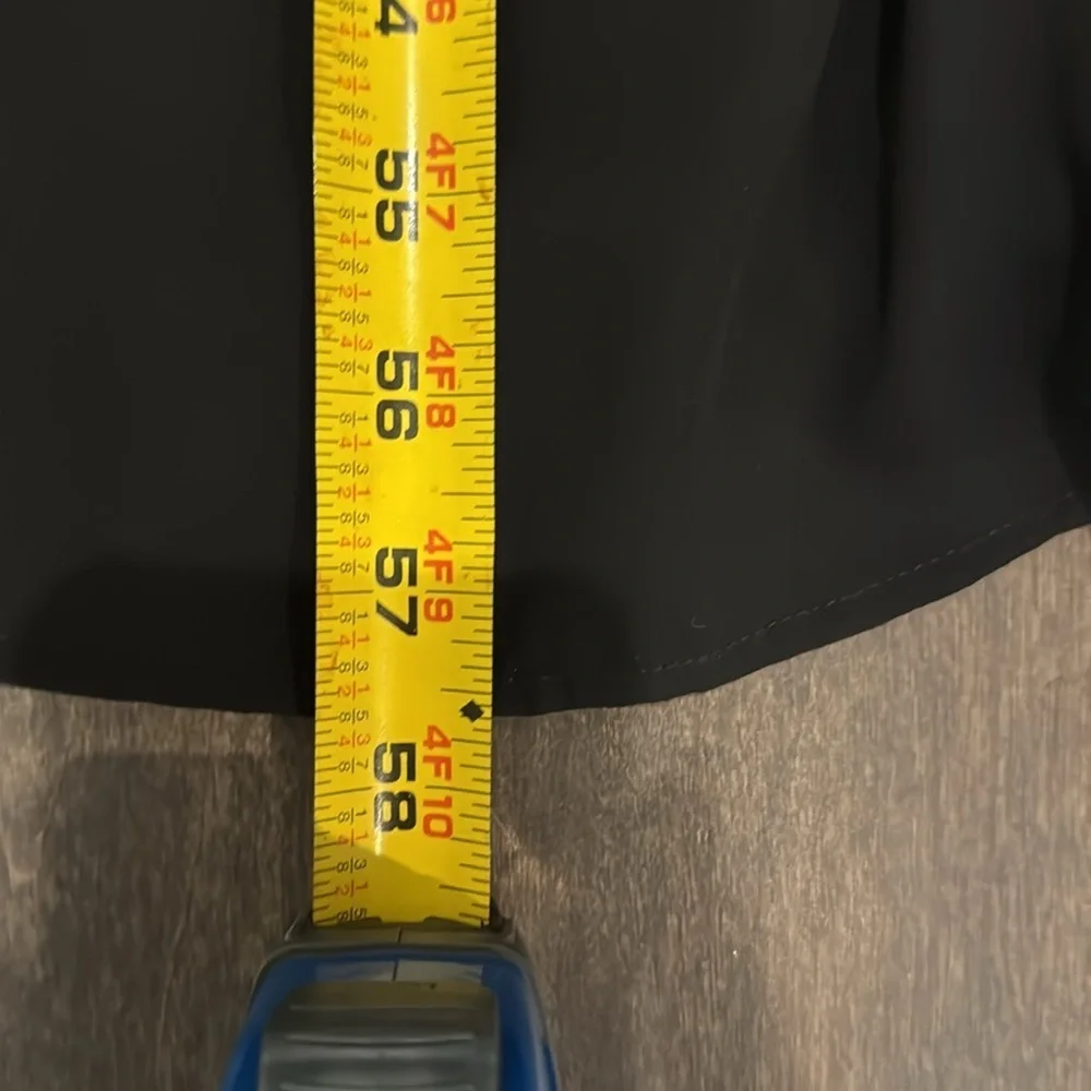 London Times Black Nude Lace Chiffon Halter Maxi Evening Gown – Size 6 - Picture 14 of 14